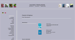 Desktop Screenshot of blackbox-translations.de